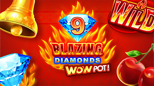 9 Blazing Diamonds Wowpot